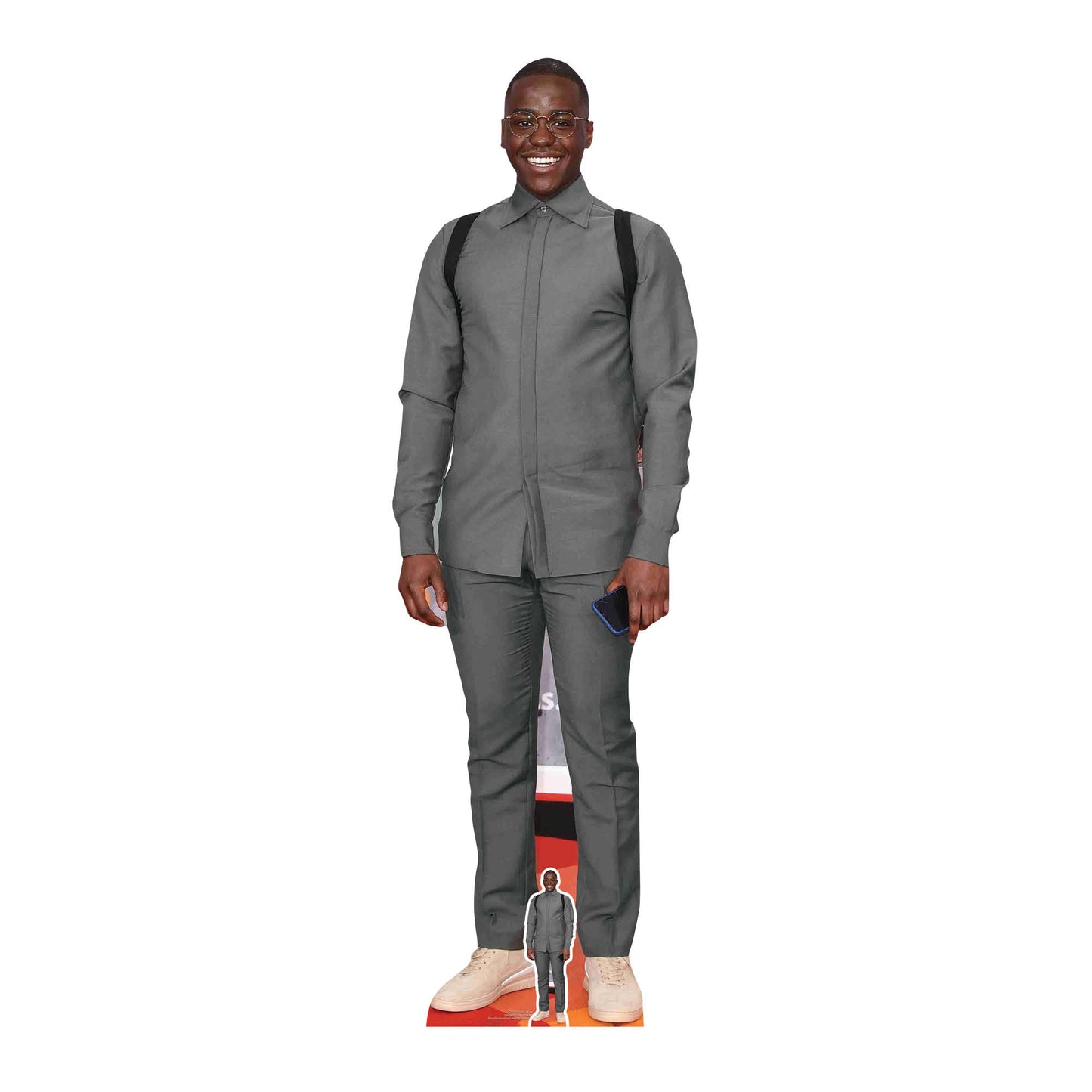 CS859 Ncuti Gatwa Actor Height 176cm Lifesize Cardboard Cut Out With Mini