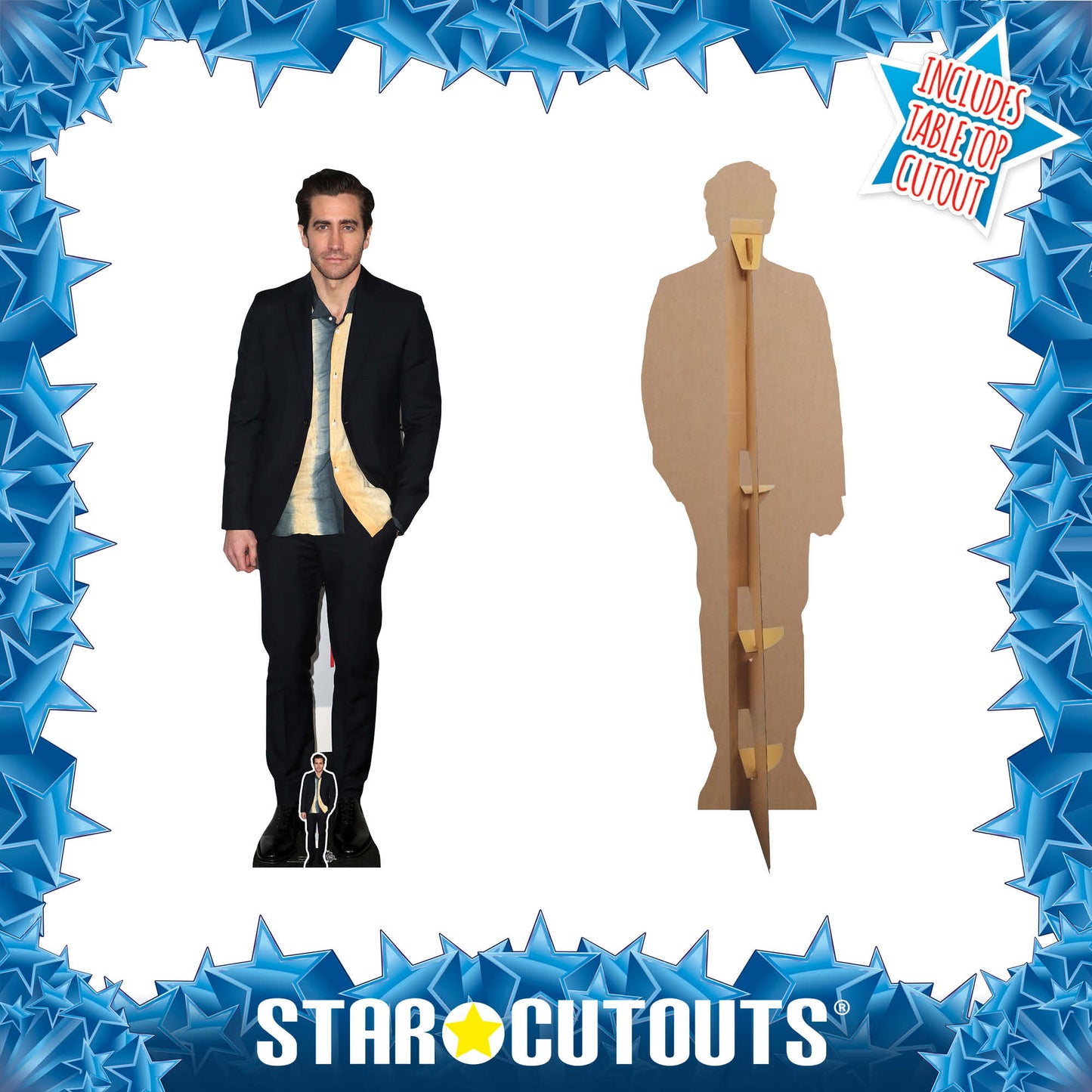 CS863 Jake Gyllenhaal Actor Height 183cm Lifesize Cardboard Cut Out With Mini