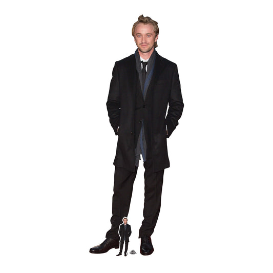 CS867 Tom Felton Actor Smart Tie Height 176cm Lifesize Cardboard Cut Out With Mini