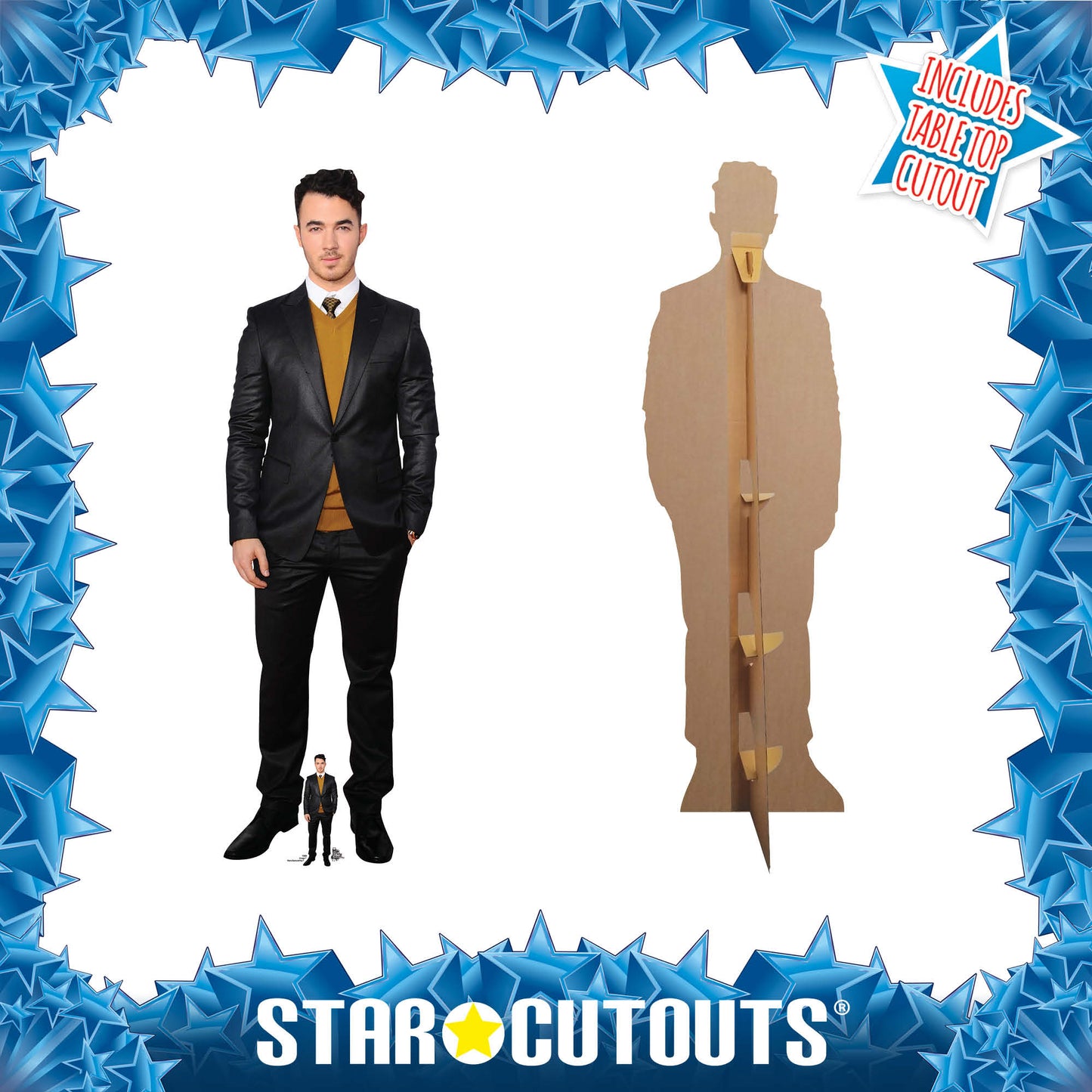 CS869 Kevin Jonas Singer Height 176cm Lifesize Cardboard Cut Out With Mini