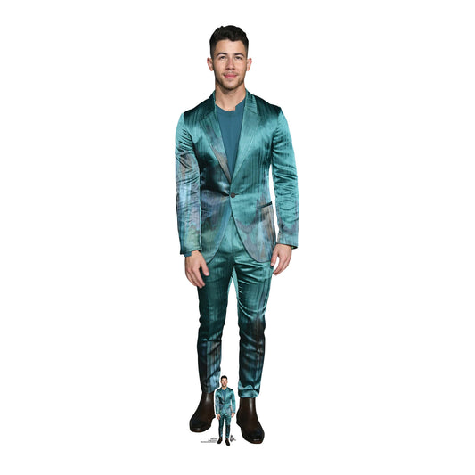 CS872 Nick Jonas Singer Height 172cm Lifesize Cardboard Cut Out With Mini