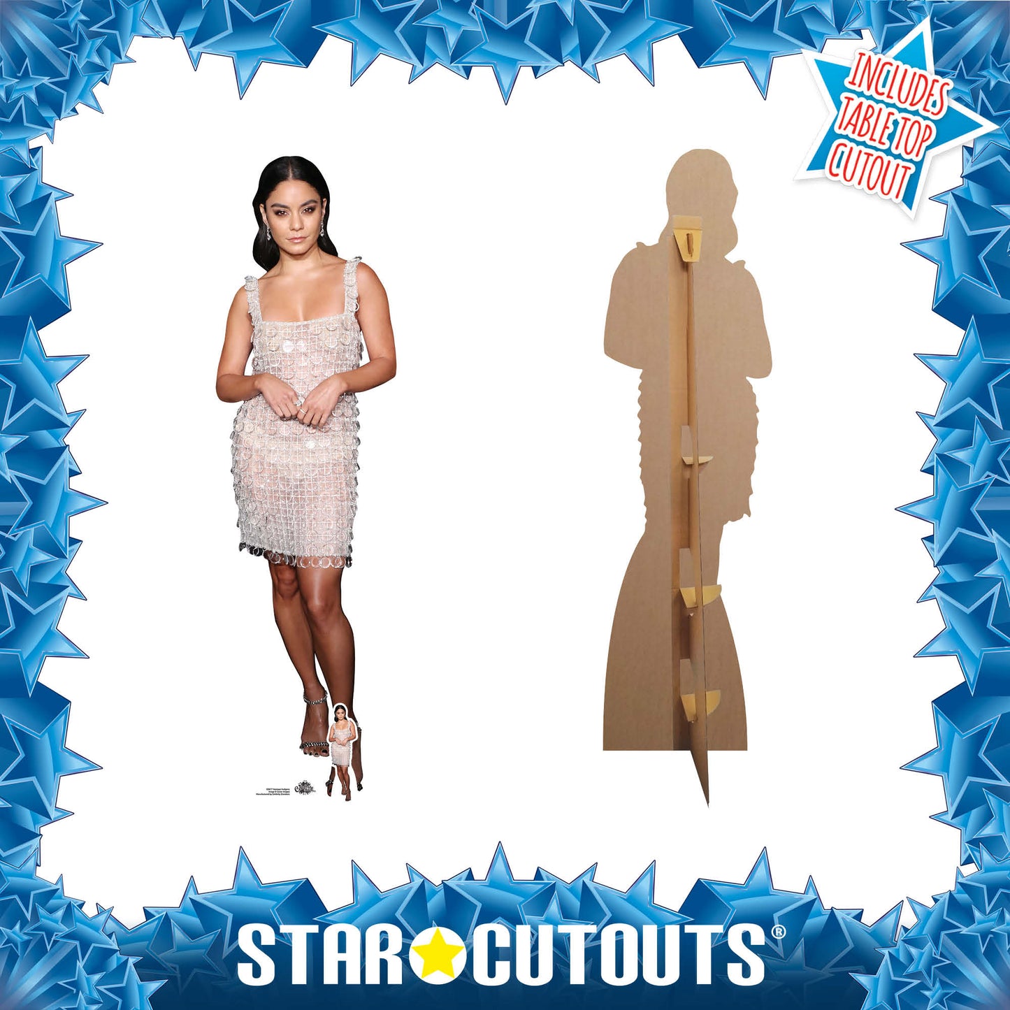 CS877 Vanessa Hudgens Actor Height 156cm Lifesize Cardboard Cut Out With Mini