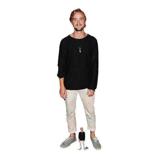 CS879 Tom Felton Actor Trainers Height 176cm Lifesize Cardboard Cut Out With Mini