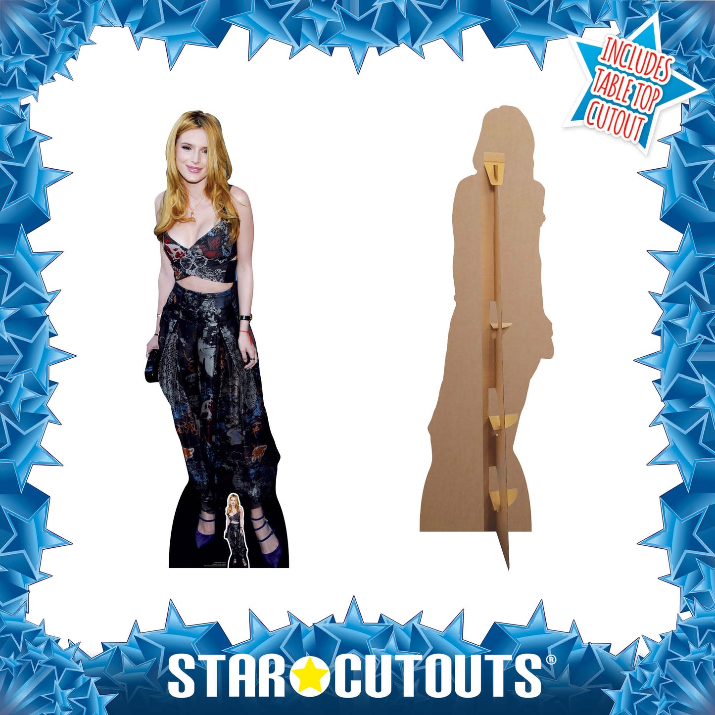 CS880 Bella Thorne Actor Height 172cm Lifesize Cardboard Cut Out With Mini