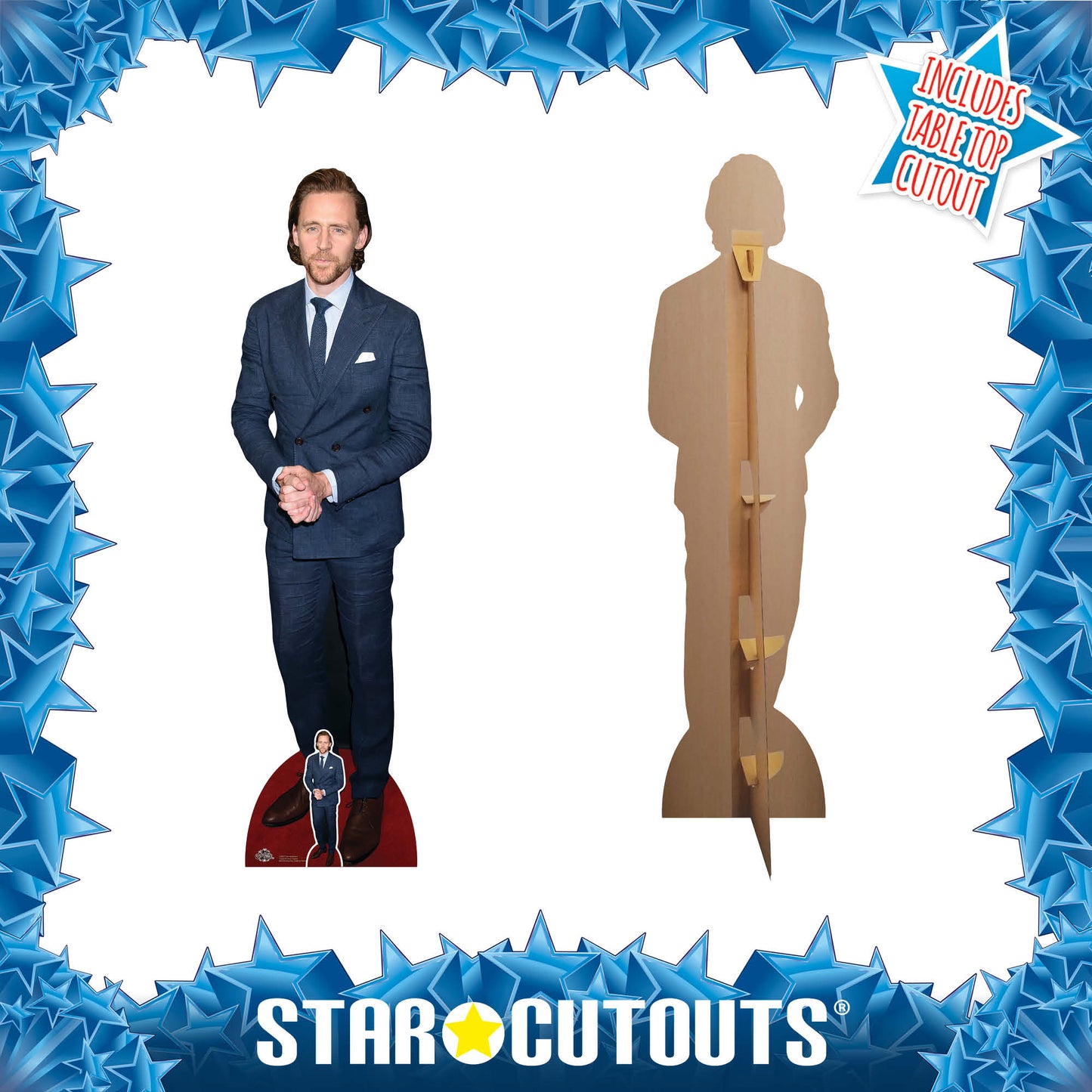 CS882 Tom Hiddleston Height 190cm Lifesize Cardboard Cut Out With Mini