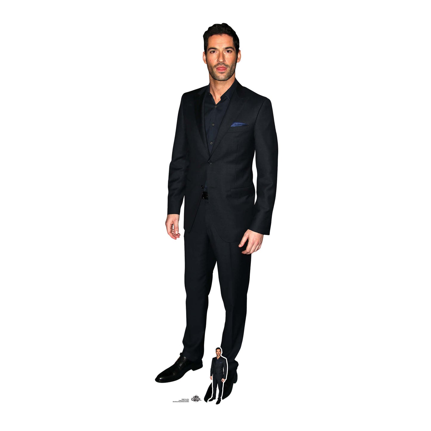 CS888 Tom Ellis Actor Tongue Out Height 192cm Lifesize Cardboard Cut Out With Mini