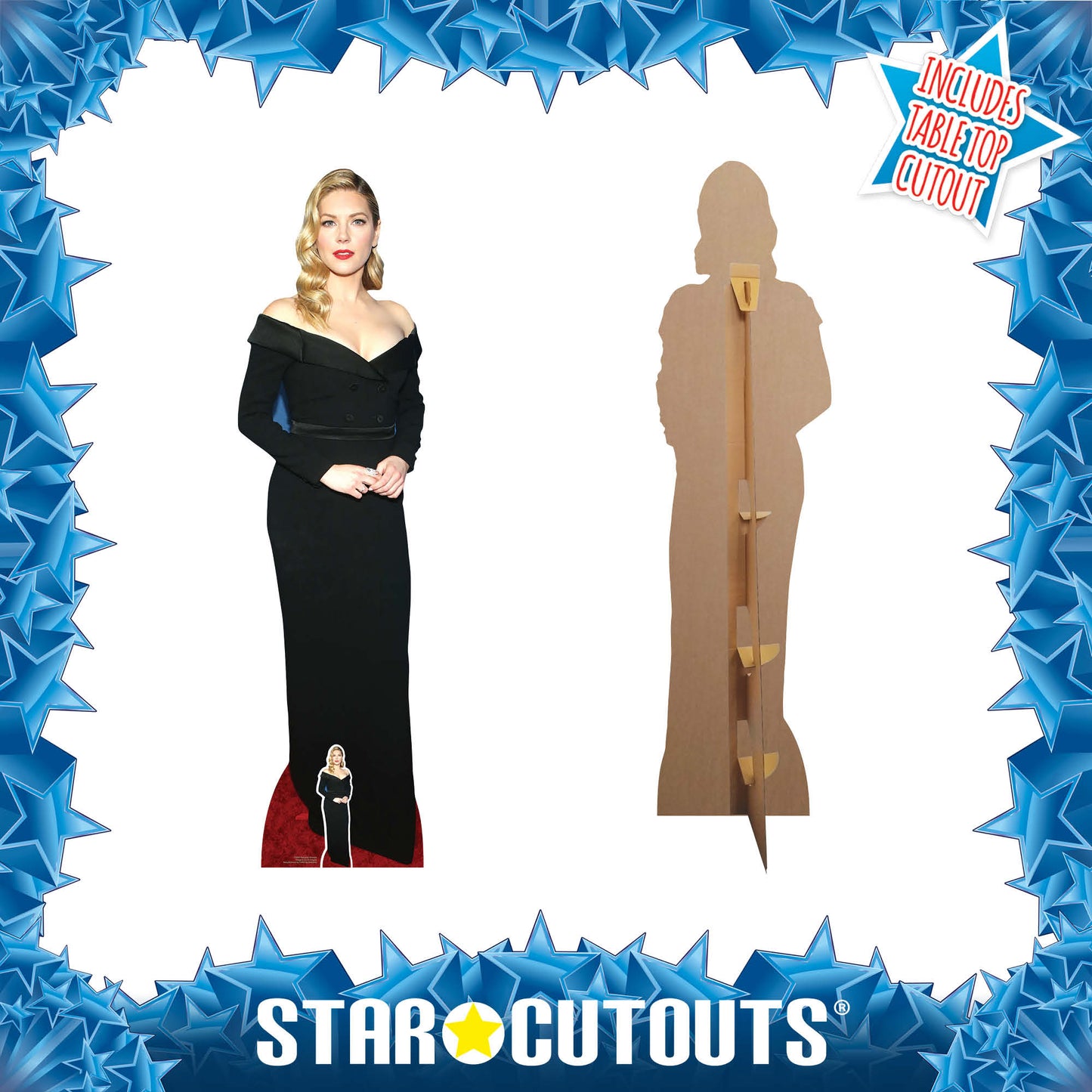 CS895 Katheryn Winnick Height 169cm Lifesize Cardboard Cut Out With Mini