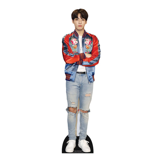 CS903 BTS Bangtan Boys Red Jacket Jeon_Jungkook (Star Mini) Height 90cm Small Cardboard Cut Out