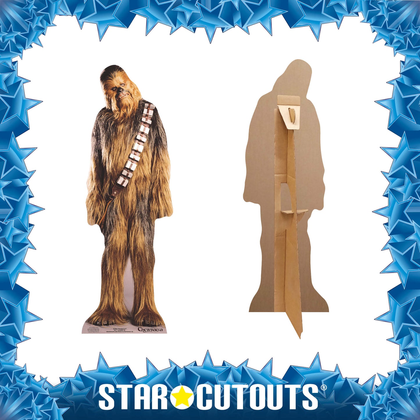 SC903 Chewbacca (STAR MINI) Cardboard Cut Out Height 96cm