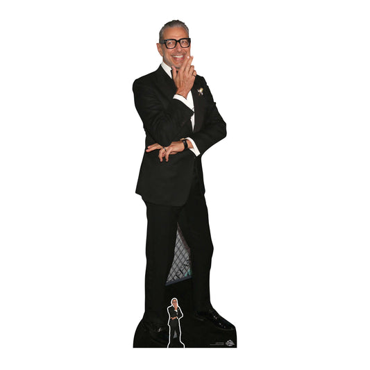 CS909 Jeff Goldblum (Black Suit) Height 194cm Lifesize Cardboard Cut Out With Mini