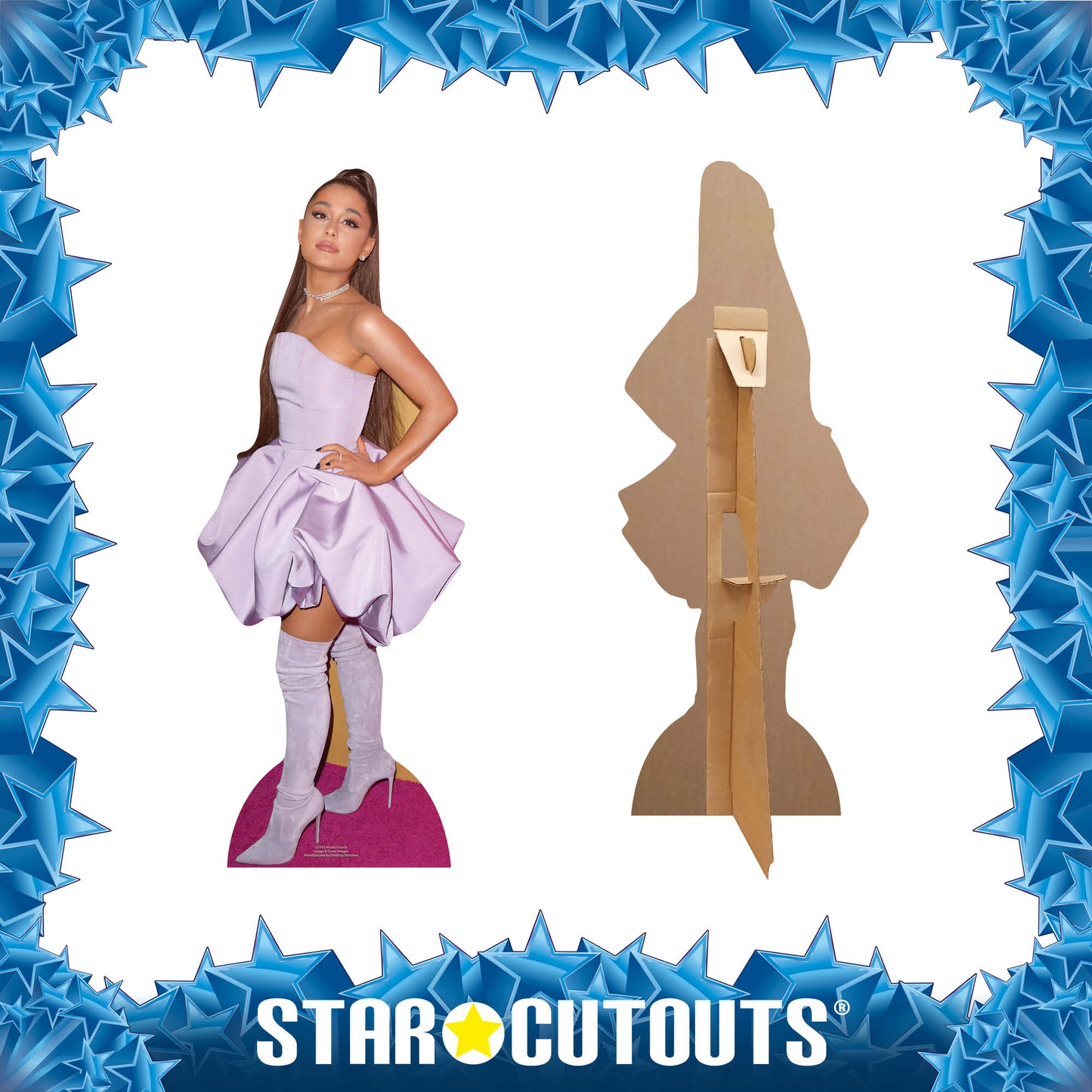 CS913 Ariana Grande (Star Mini) Height 90cm Small Cardboard Cut Out