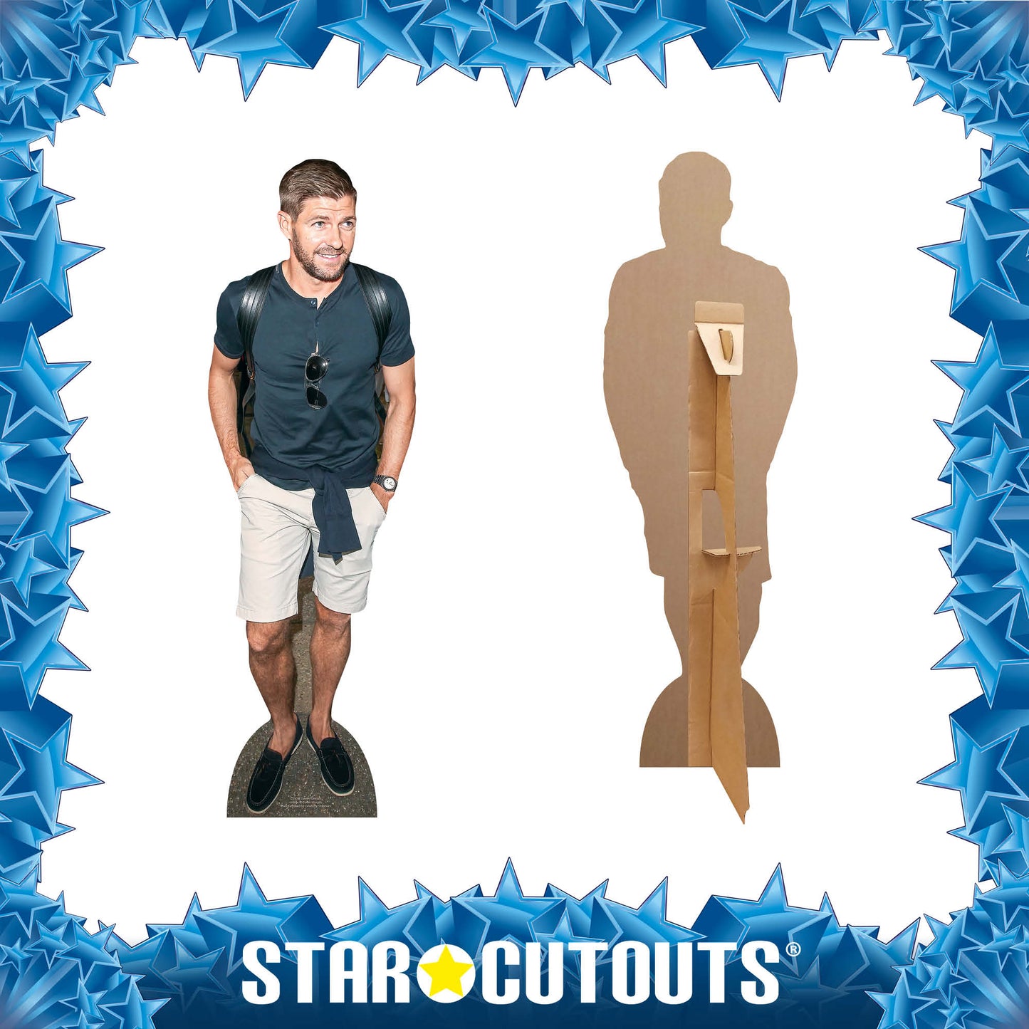 CS914 Steven Gerrard Casual (Star Mini) Height 90cm Small Cardboard Cut Out