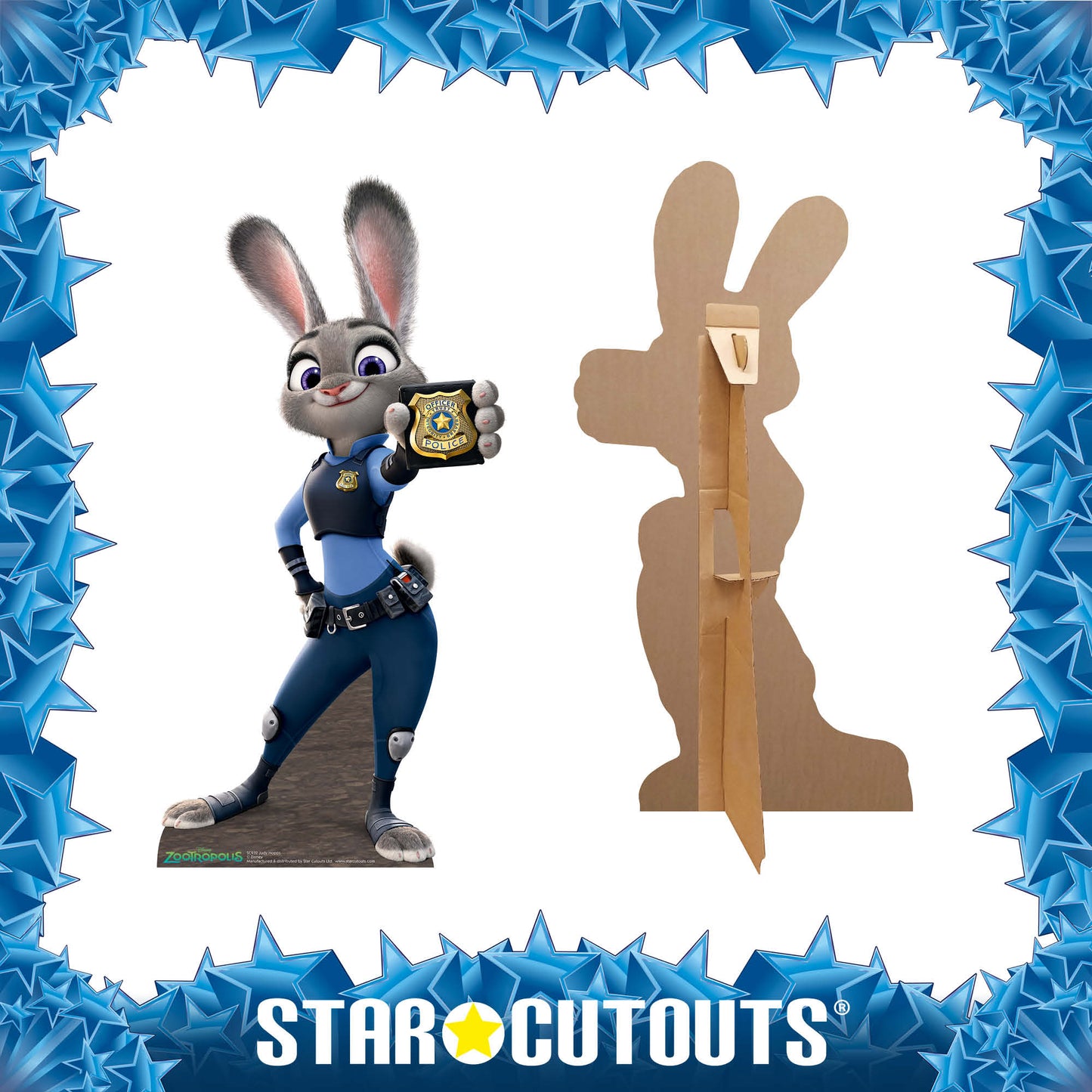 SC932 Judy Hopps Cardboard Cut Out Height 91cm