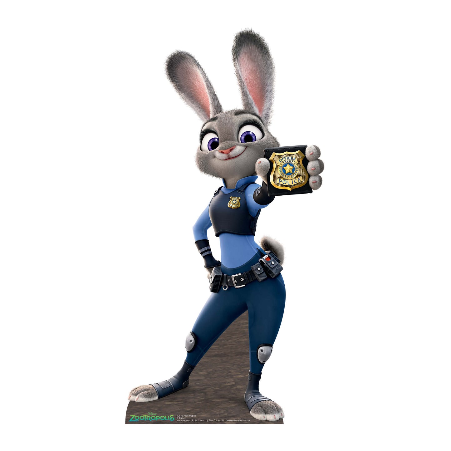 SC932 Judy Hopps Cardboard Cut Out Height 91cm