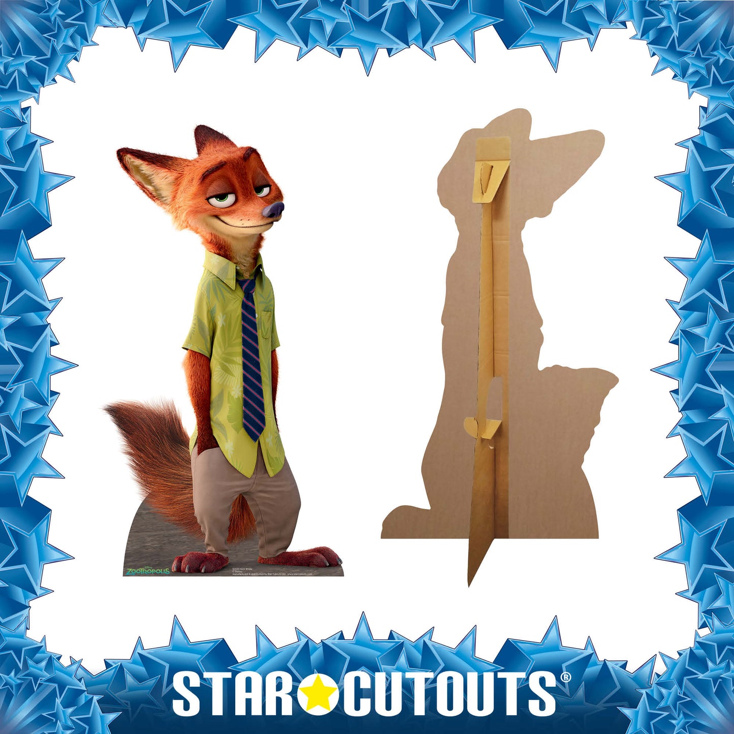 SC933 Nick Wilde Fox Cardboard Cut Out Height 121cm