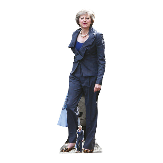 SC942 Theresa May Cardboard Cut Out Height 170cm