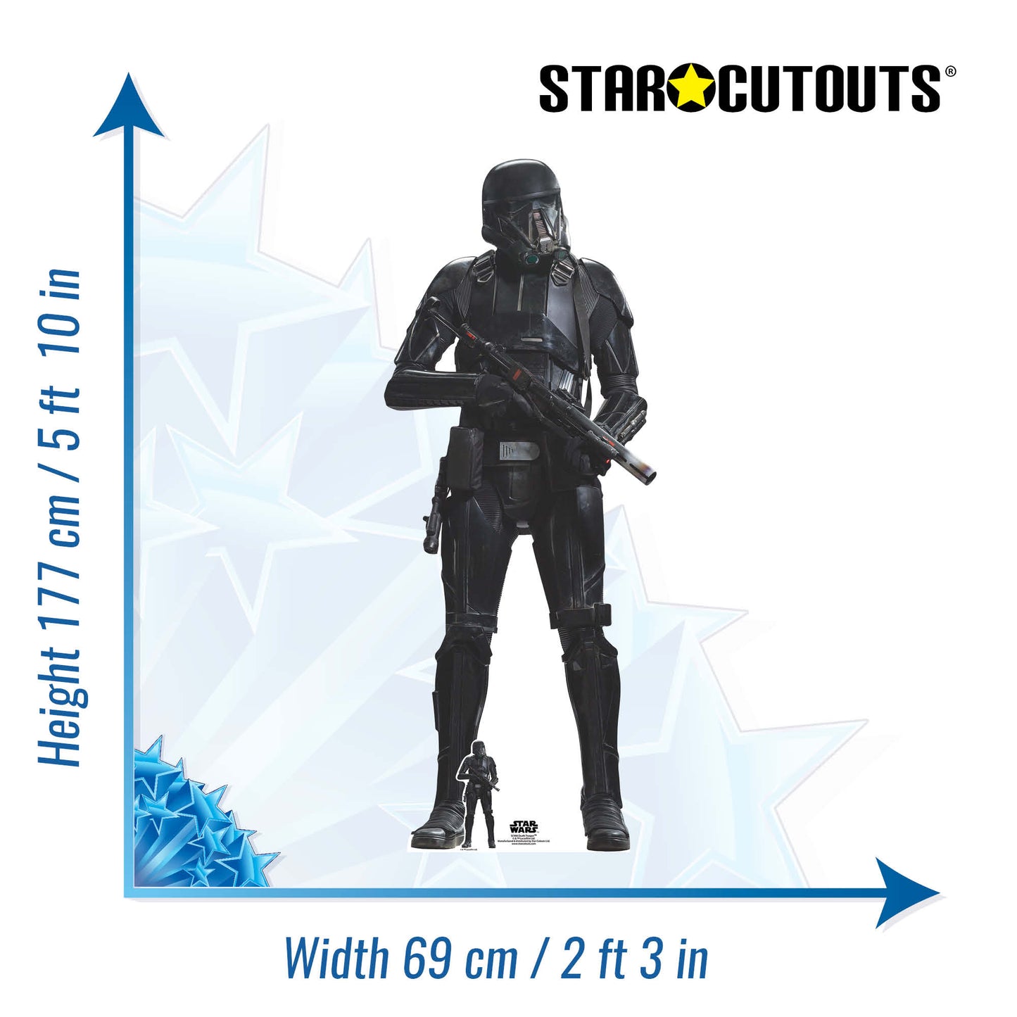 SC998 Deathtrooper (Rogue One) Cardboard Cut Out Height 177cm