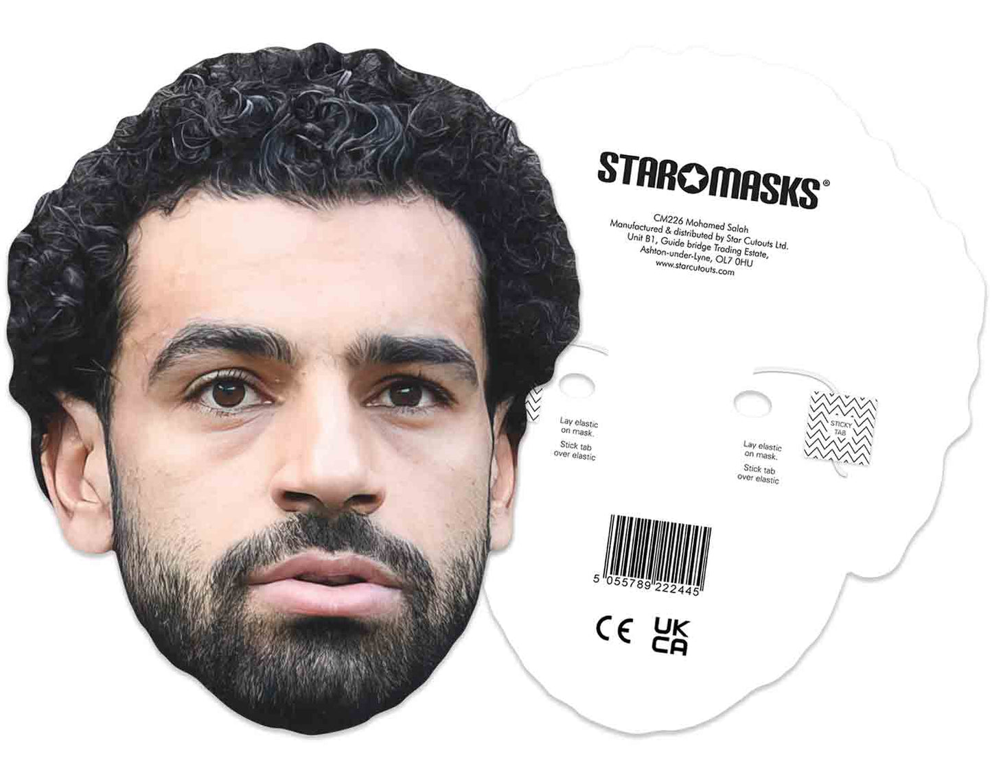 CM226 Mohamed Salah Mask CELEBRITY MASKS Single Face Mask