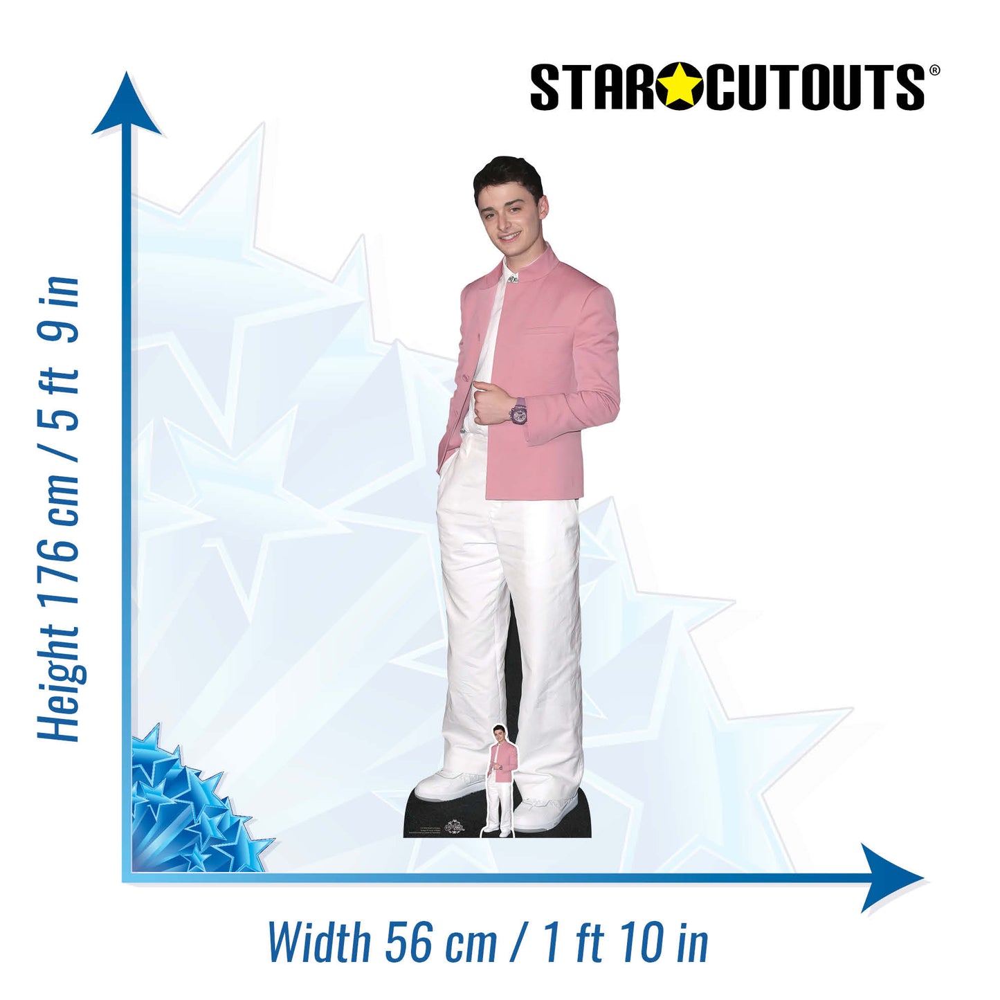 CS1006 Noah Schnapp Height 176cm Lifesize Cardboard Cut Out With Mini