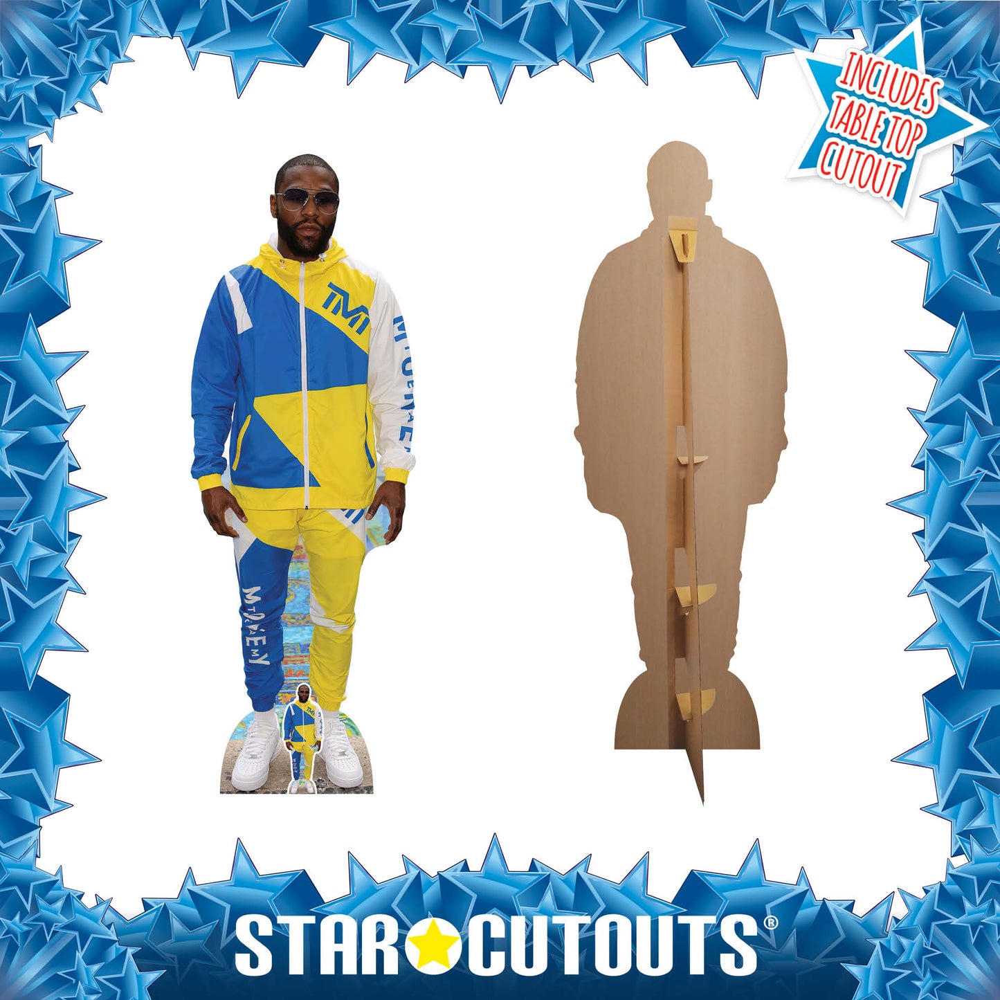 CS1024 Floyd Mayweather Height 174cm Lifesize Cardboard Cut Out With Mini