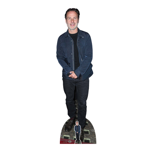 CS1057 Andrew Lincoln Height 180cm Lifesize Cardboard Cut Out With Mini