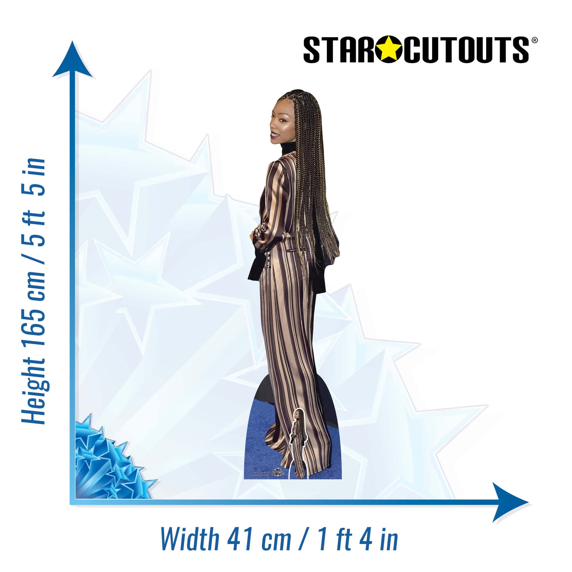 CS1061 Sonequa Martin Green Height 165cm Lifesize Cardboard Cut Out Wi –  Star Cutouts