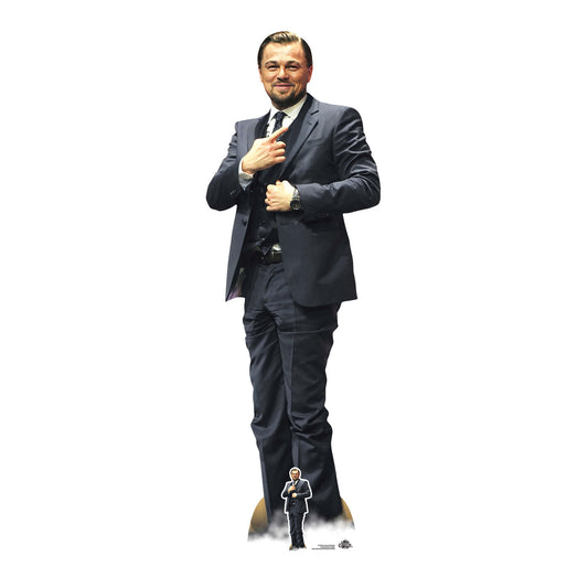 CS1063 Leonardo DiCaprio Boss Height 184cm Lifesize Cardboard Cut Out With Mini