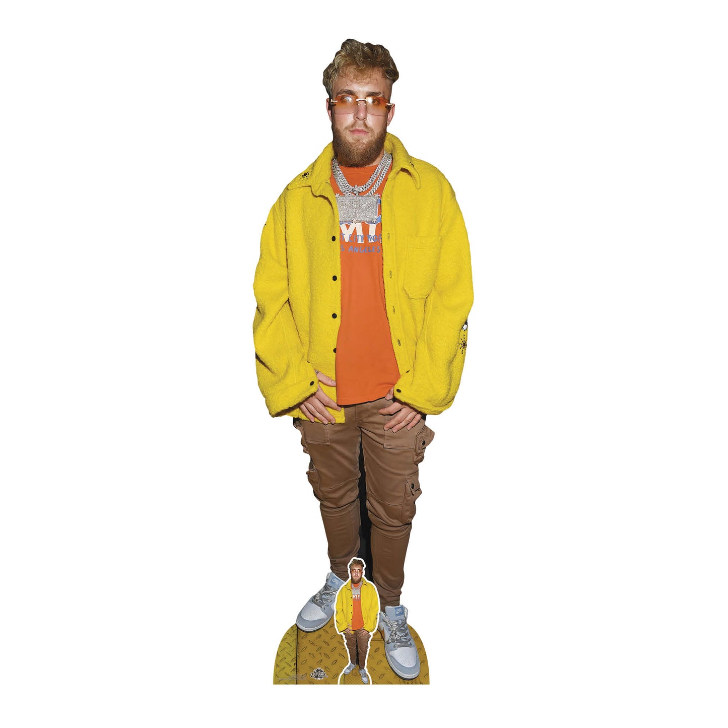 CS1069 Jake Paul Height 187cm Lifesize Cardboard Cut Out With Mini