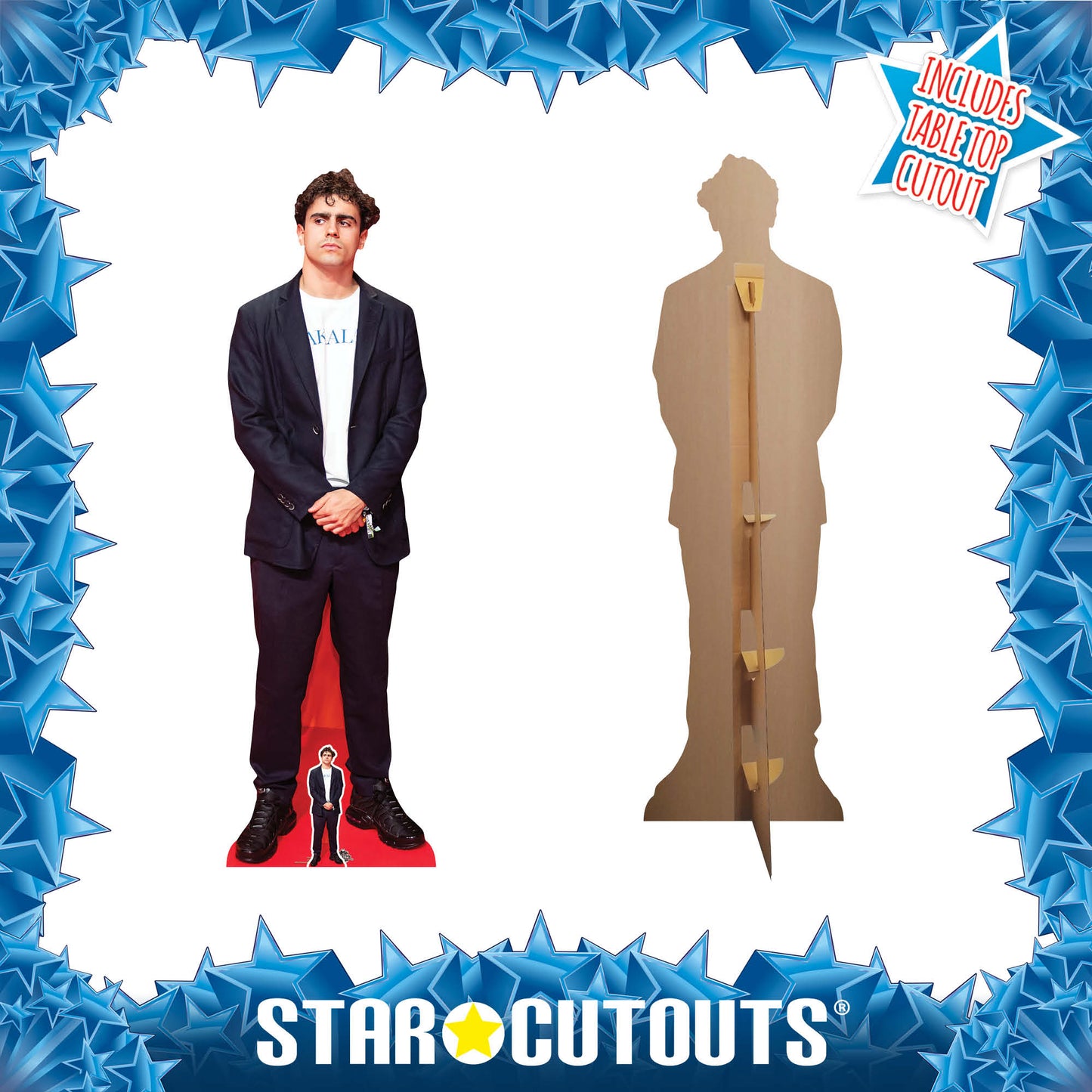 CS1070 Diego Ibanez Height 173cm Lifesize Cardboard Cut Out With Mini