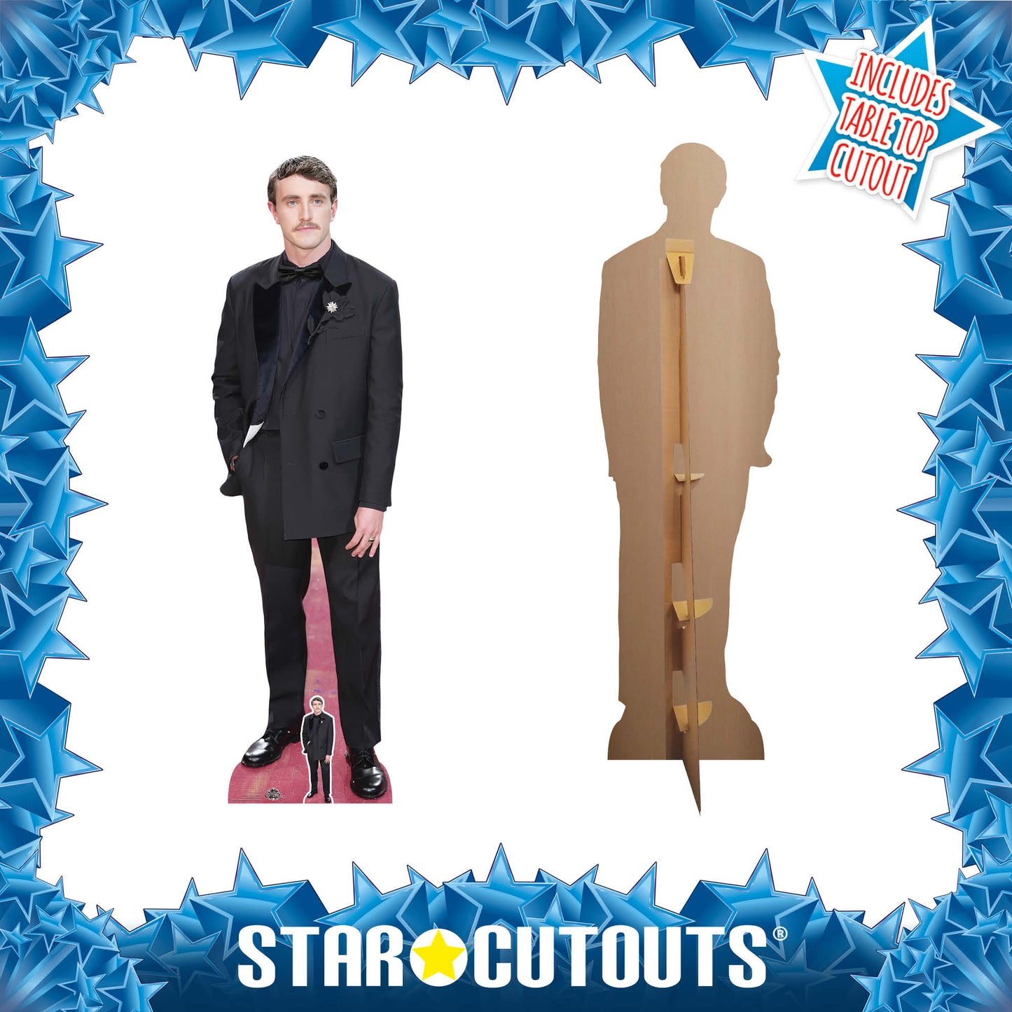 CS1074 Paul Mescal Height 181cm Lifesize Cardboard Cut Out With Mini