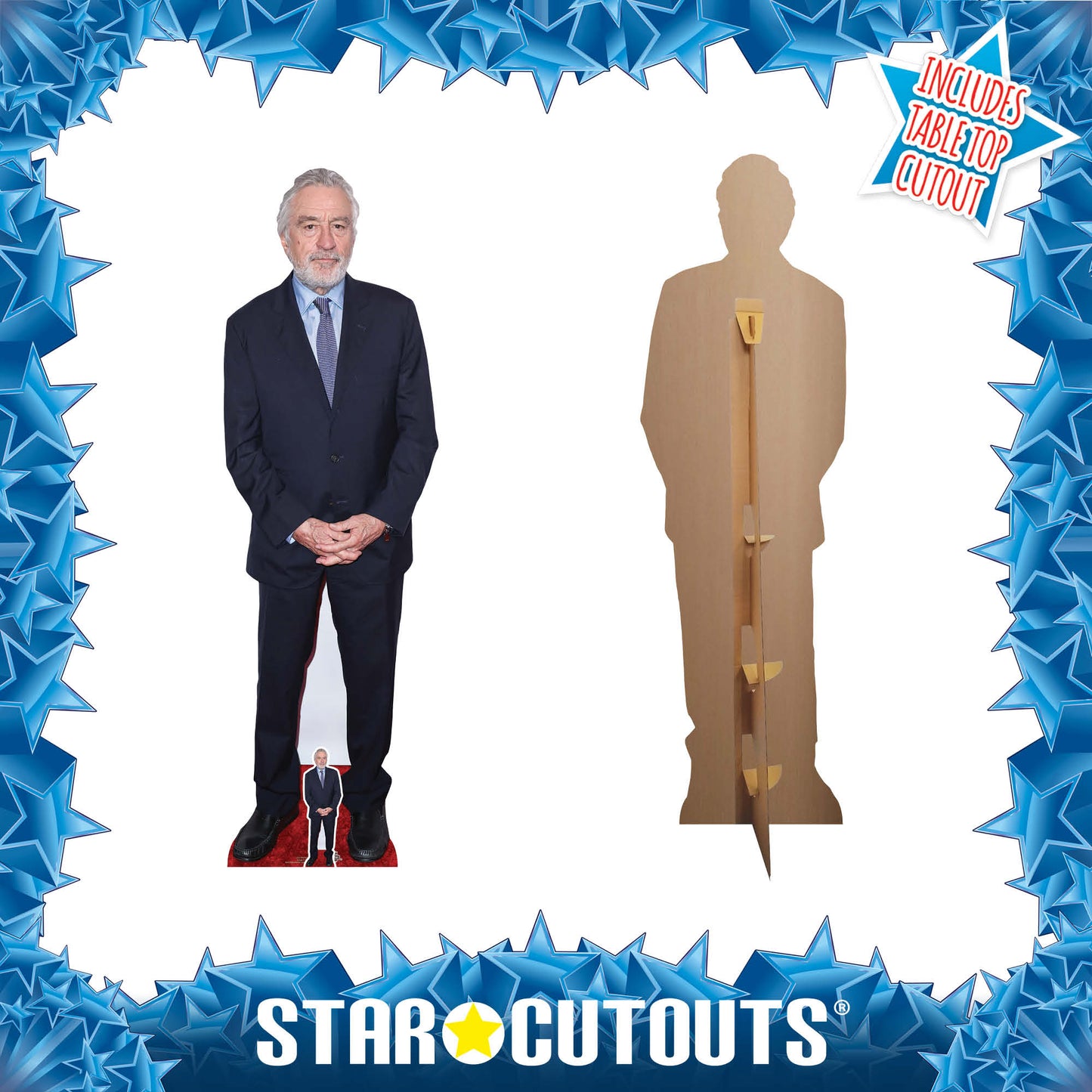 CS1084 Robert De Niro Height 176cm Lifesize Cardboard Cut Out With Mini