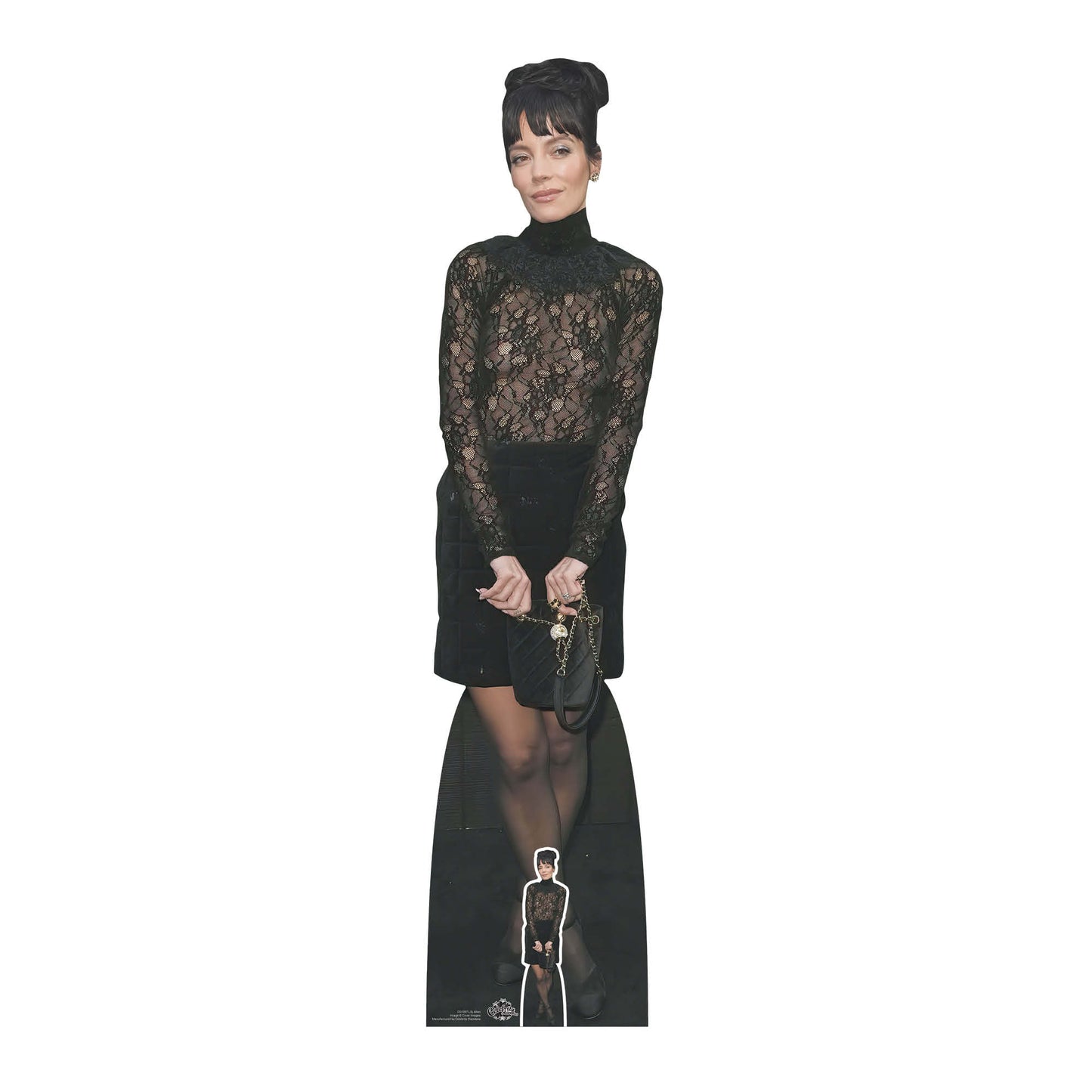 CS1087 Lily Allen Height 161cm Lifesize Cardboard Cut Out With Mini