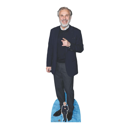 CS1089 Christoph Waltz Height 171cm Lifesize Cardboard Cut Out With Mini