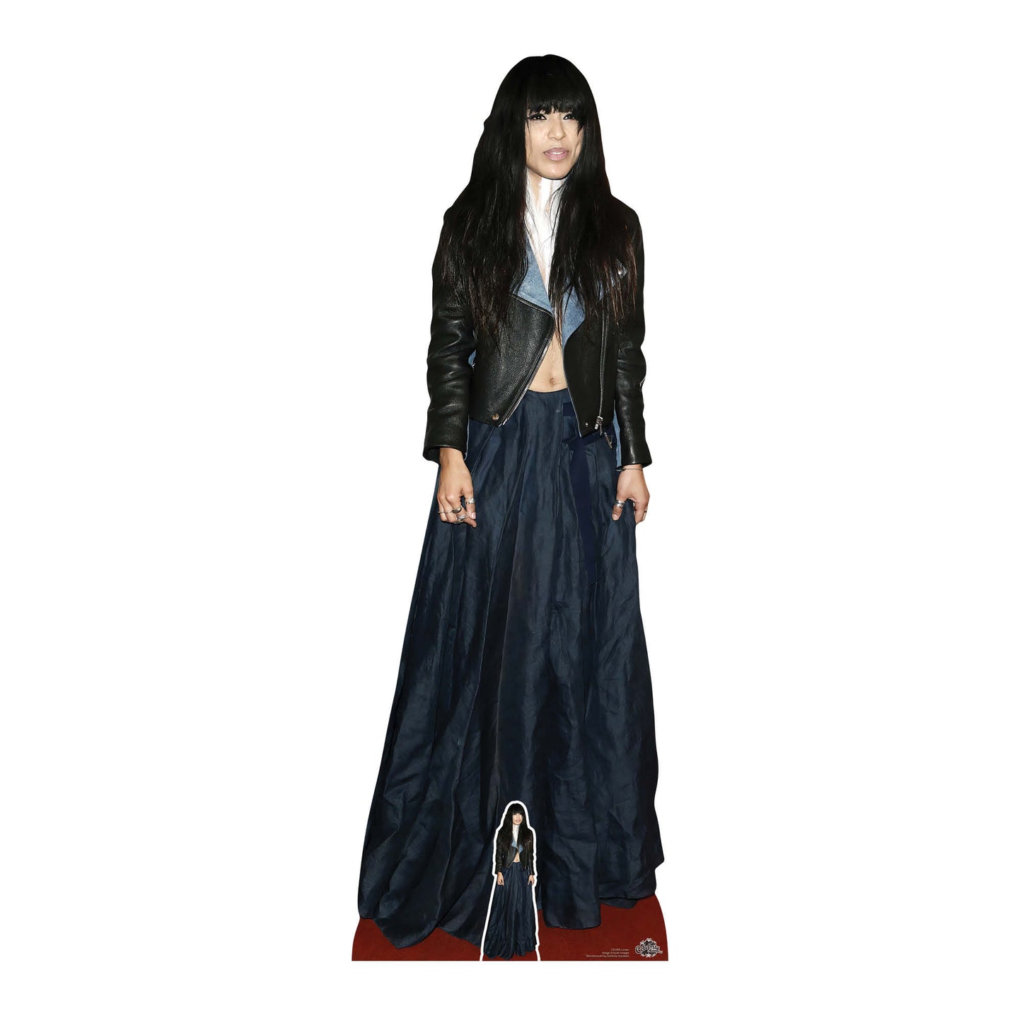 CS1095 Loreen Height 171cm Lifesize Cardboard Cut Out With Mini