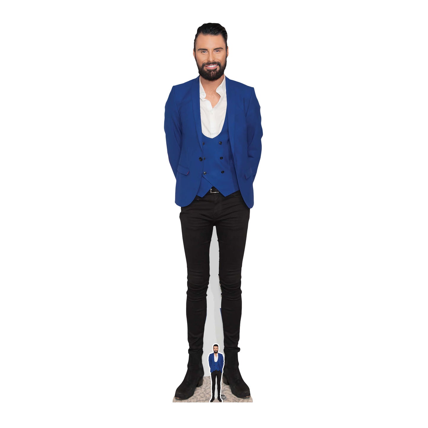 CS1097 Rylan Clark Height 194cm Lifesize Cardboard Cut Out With Mini