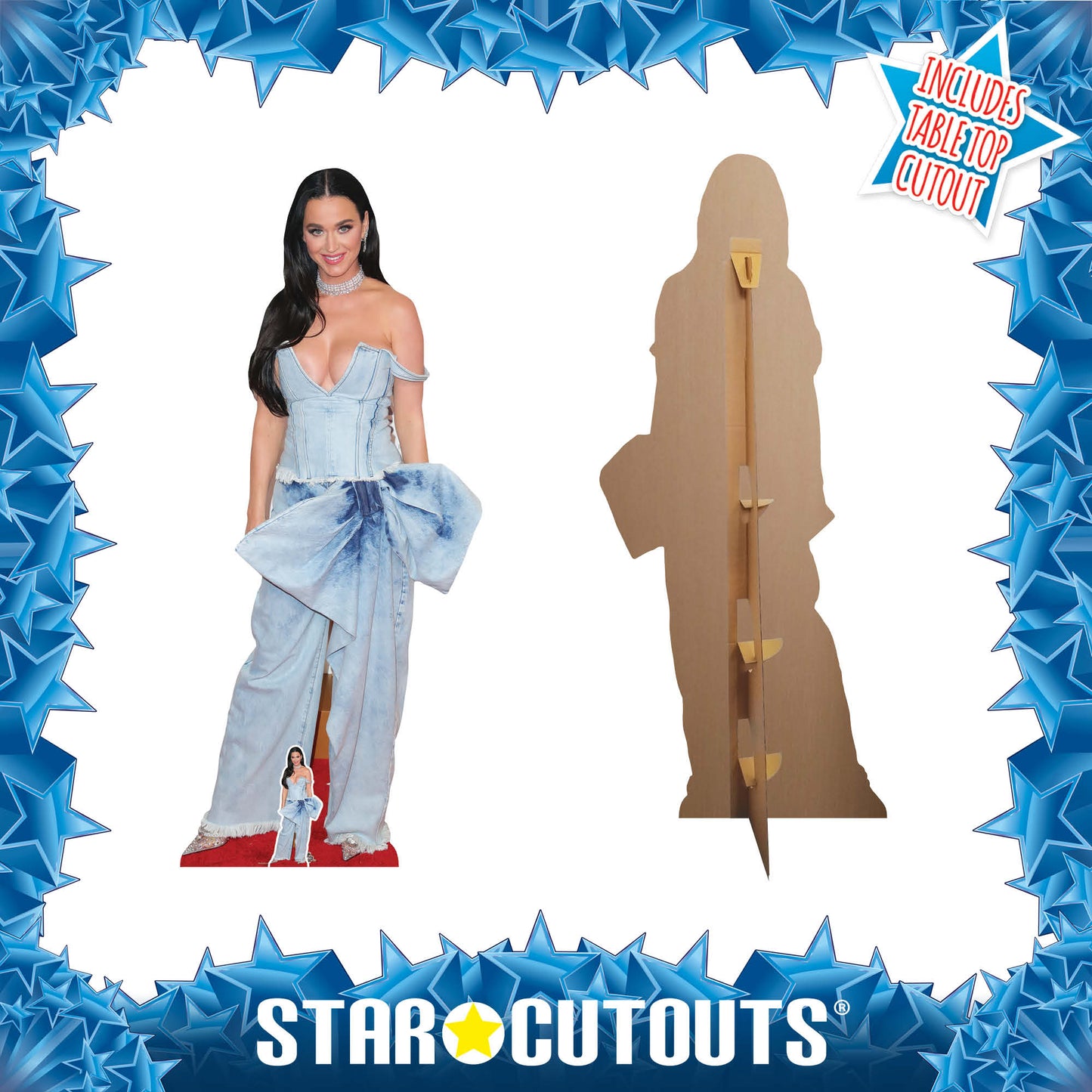 CS1103 Katy Perry Height 175cm Lifesize Cardboard Cut Out With Mini