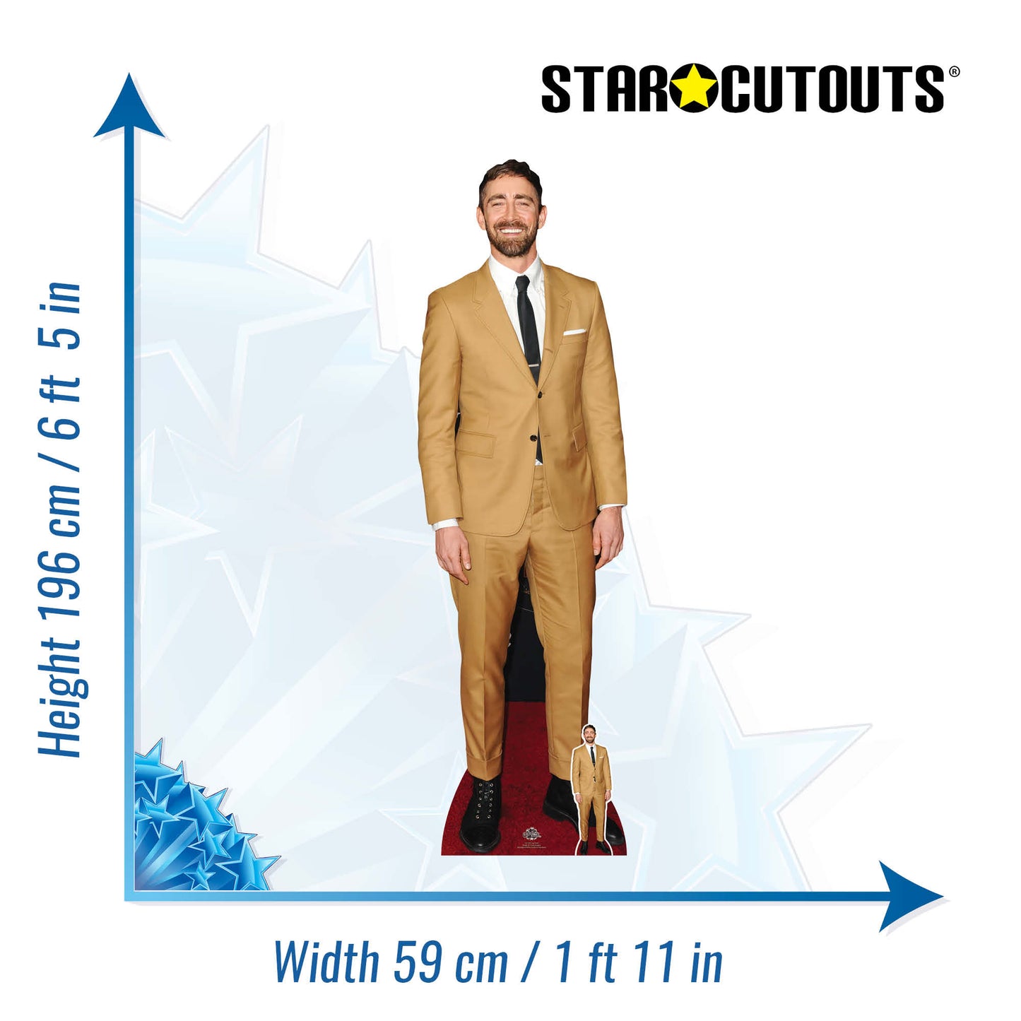 CS1109 Lee Pace Height 196cm Lifesize Cardboard Cut Out With Mini