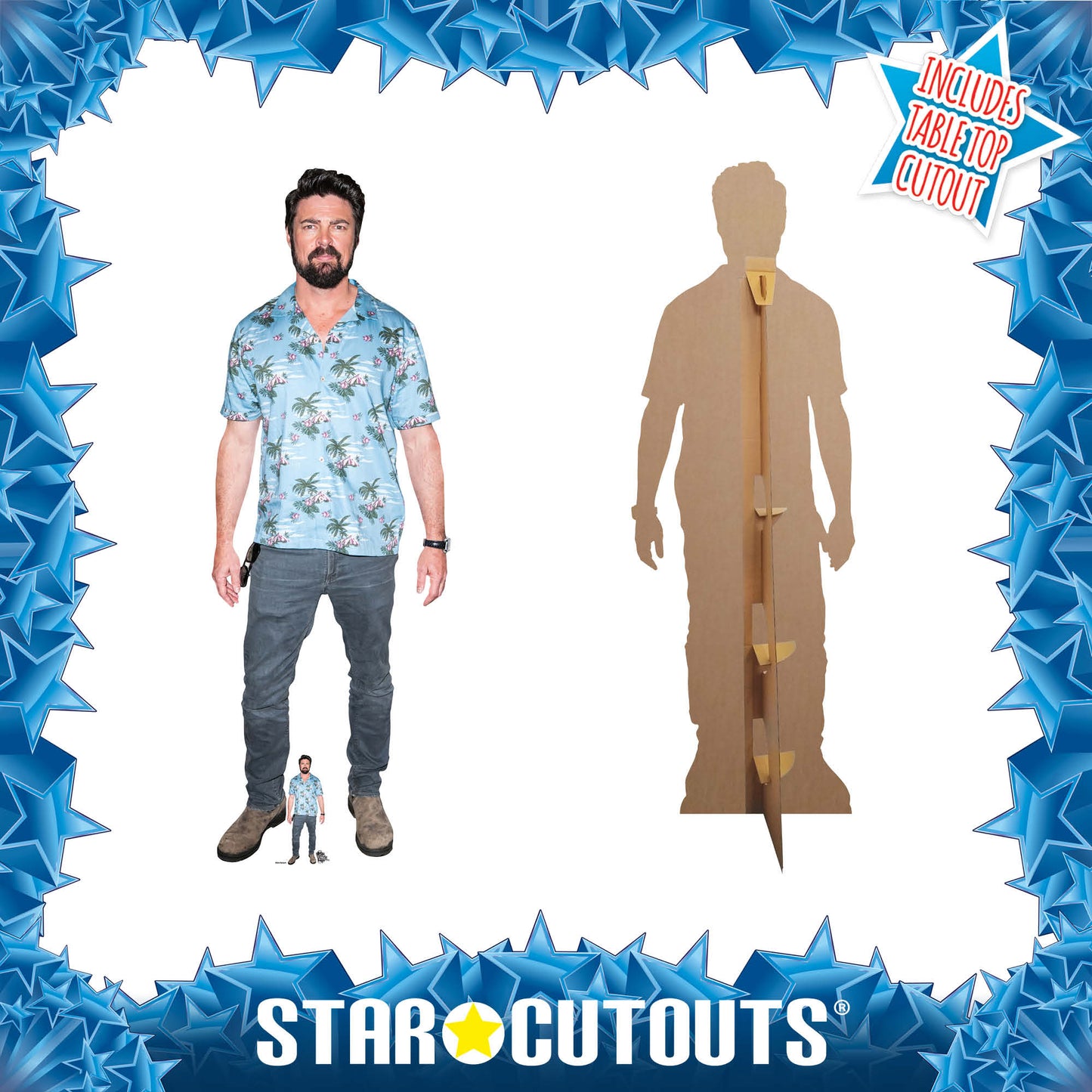 CS1141 Karl Urban Height 186cm Lifesize Cardboard Cut Out With Mini