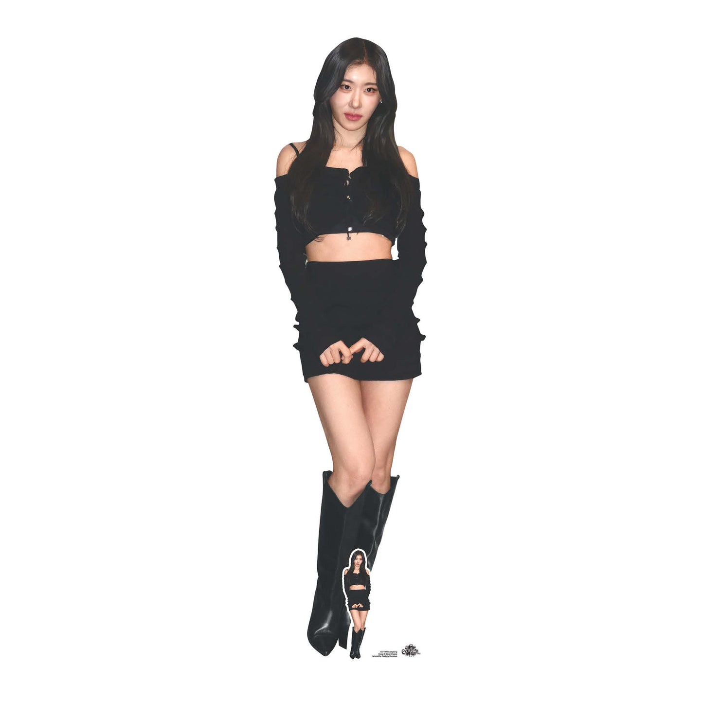 CS1147 Chaeryeong  Height 169cm Lifesize Cardboard Cut Out With Mini