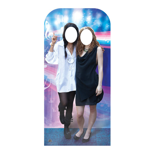 CS1161 Loreen and Emmelie Stand In Height 193cm Lifesize Cardboard Cutout