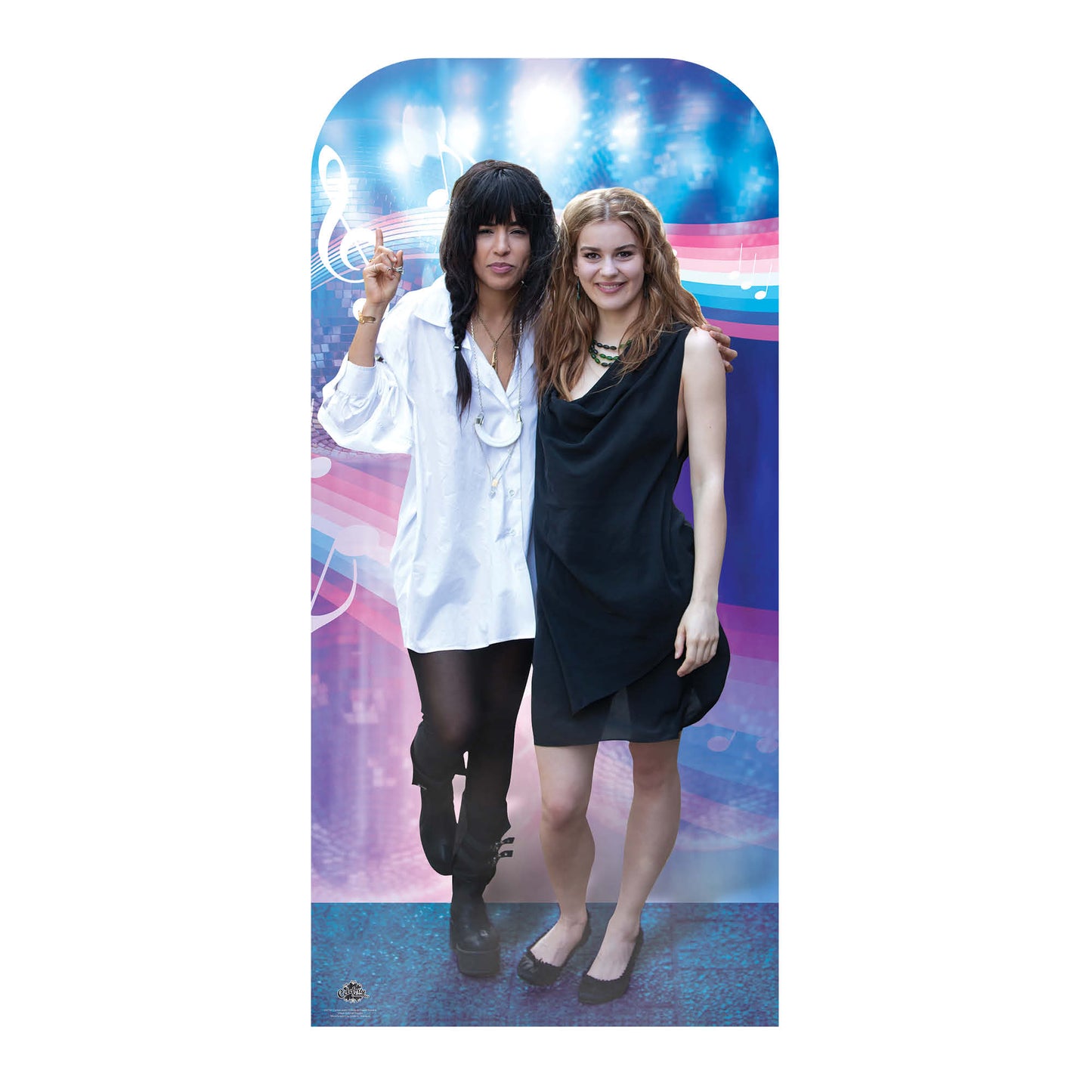 CS1161 Loreen and Emmelie Stand In Height 193cm Lifesize Cardboard Cutout