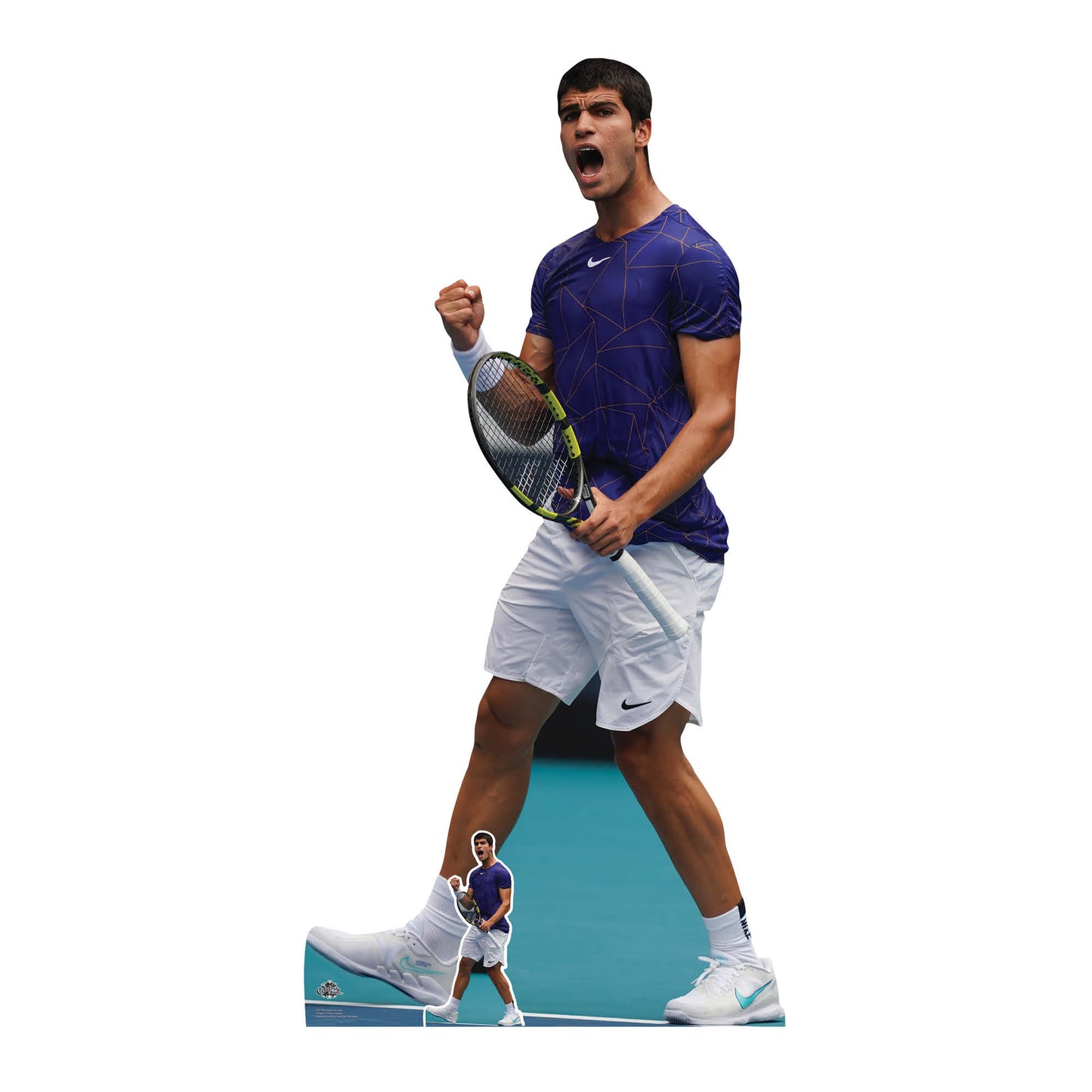 CS1165 Carlos Alcaraz Tennis  Cardboard Cutout With Mini Height 185cm