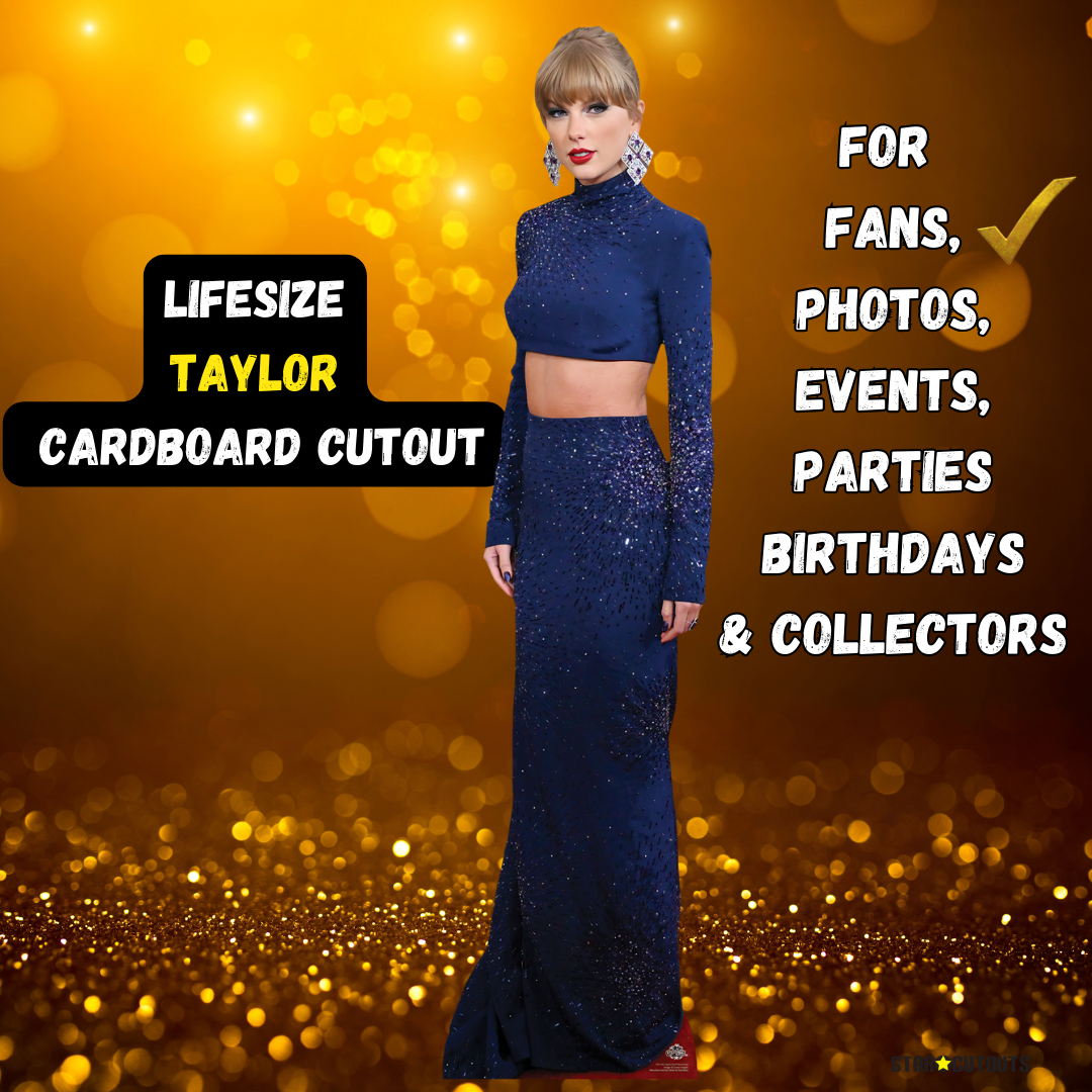 Taylor Swift Blue Crop Top Lifesize Cardboard Cutout / Standee
