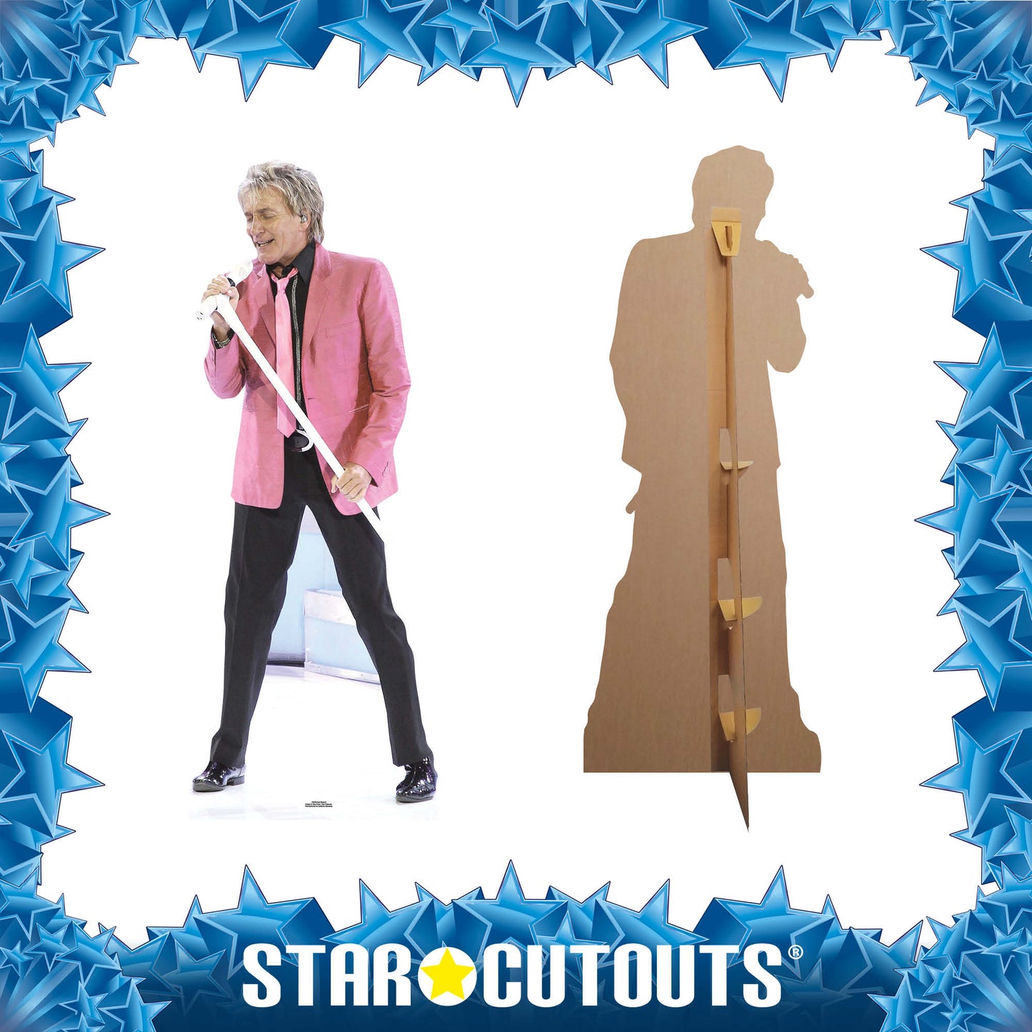 CS548 Rod Stewart Height 179cm Lifesize Cardboard Cutout