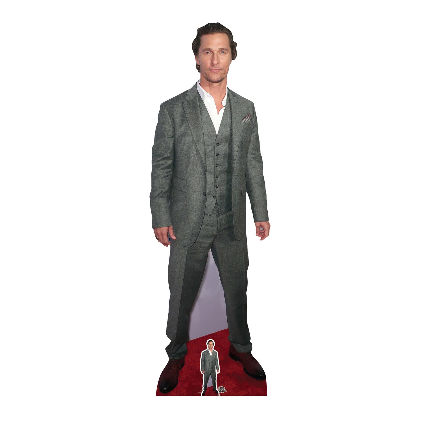 CS892 Matthew McConaughey Height 182cm Lifesize Cardboard Cut Out With Mini