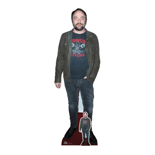 CS934 Mark Sheppard Height 177cm Lifesize Cardboard Cut Out With Mini