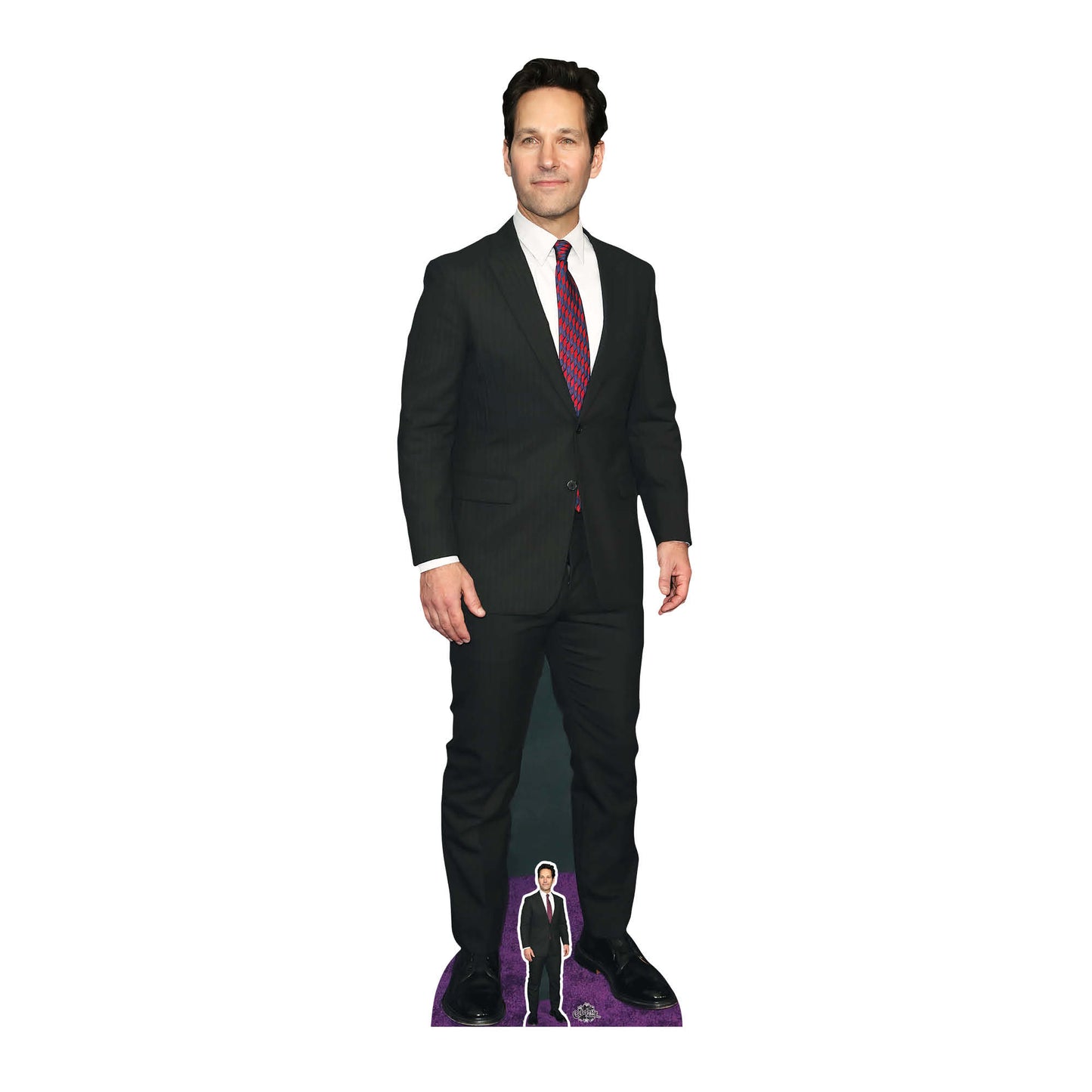 CS937 Paul Rudd Black Suit Height 178cm Lifesize Cardboard Cut Out With Mini