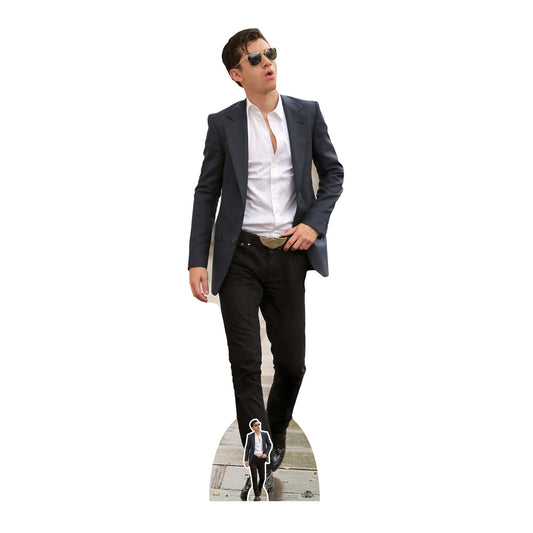 CS945  Alex Turner Height 173cm Lifesize Cardboard Cut Out With Mini