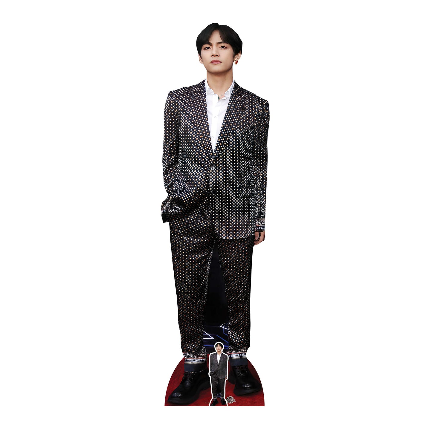 CS958 V Check Kim Tae-hyung Bangtan Boys Height 180cm Lifesize Cardboard Cut Out With Mini