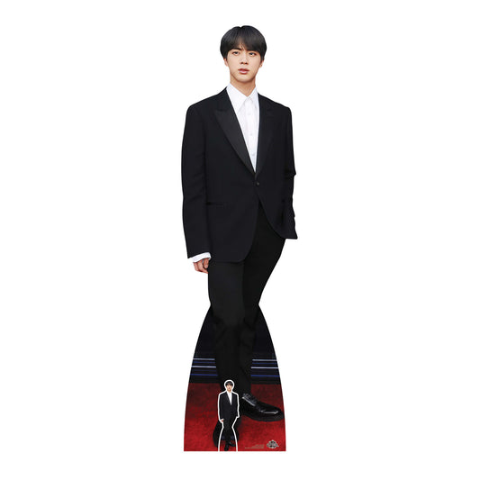 CS959 Jin Bangtan Boys Kim Seok-jin White Shirt Height 180cm Lifesize Cardboard Cut Out With Mini